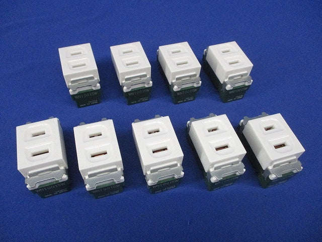 埋込シングルコンセント(9個入) WN1001SW