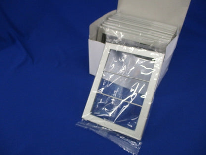 スイッチプレート3連用(10個入)シルバー QWP-3