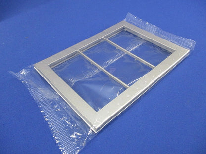 スイッチプレート3連用(10個入)シルバー QWP-3