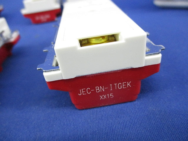 埋込接地コンセントセット(混在8個入)(ピュアホワイト) JEC-BN-5GEK他