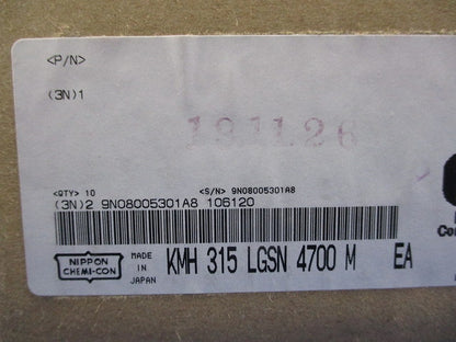 大型アルミ電解コンデンサ(10個入) EKMH3B1LGC472MEA0M
