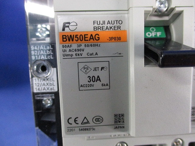一般配線用オートブレーカ 3P30A BW50EAG-3P030