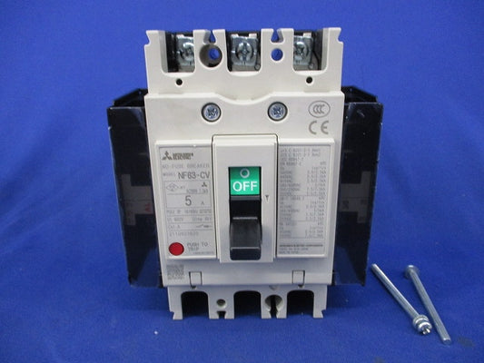 ノーヒューズブレーカ3P5A NF63-CV