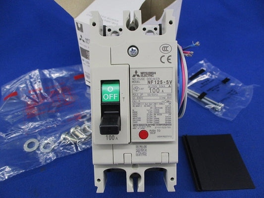 ノーヒューズ遮断器2P100A NF125-SV