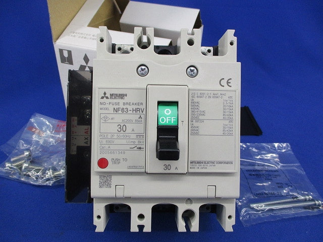 ノーヒューズブレーカ2P30A NF63-HRV