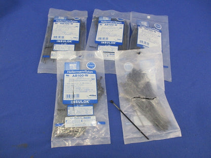 インシュロック ABタイ(屋外用・耐候グレード)(400本以上)袋破れ有 AB100-W