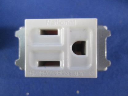 埋込接地コンセントセット(メーカー混在11個入)(ホワイト) WN1101