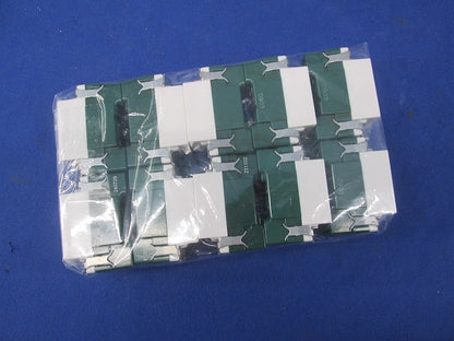 埋込抜け止めシングルコンセントセット(混在10個入)(ホワイト) WN1061