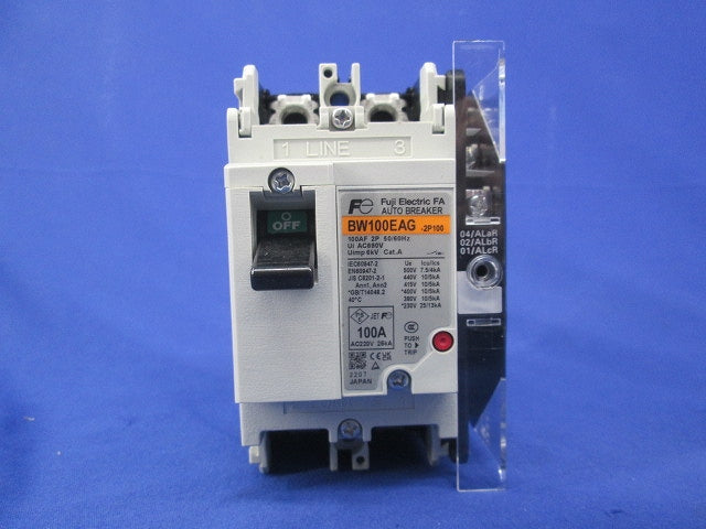 オートブレーカ2P100A BW100EAG