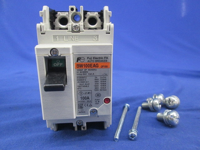 オートブレーカ2P100A BW100EAG
