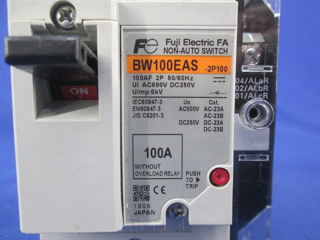 ノンオートスイッチ2P100A BW100EAS-2P100