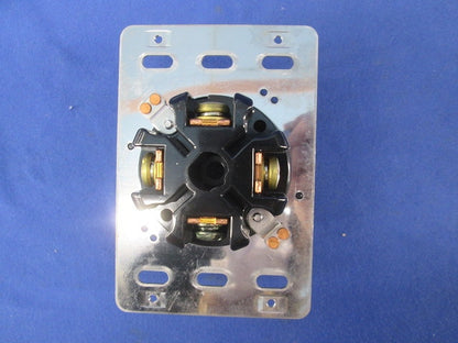 接地3P60A引掛埋込コンセント(圧着端子付)(ブラック) WF2460B