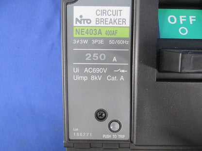 サーキットブレーカ3P3E250A NE403A