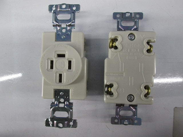 引掛埋込コンセント(5個入)ミルキーホワイト National WF1415K