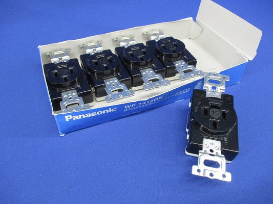 引掛埋込コンセント(5個入)(ブラック) WF1415K