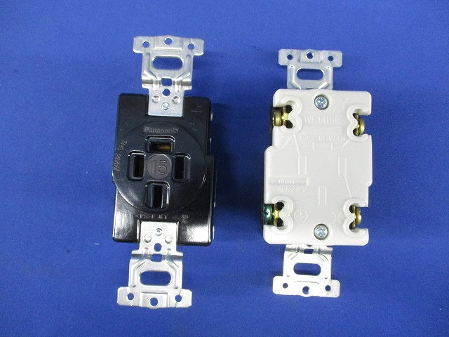 引掛埋込コンセント(5個入)(ブラック) WF1415K