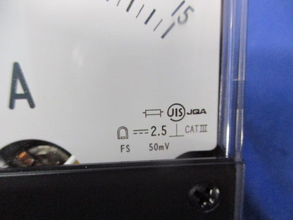 角形指示計器15A50mV PMK-80C