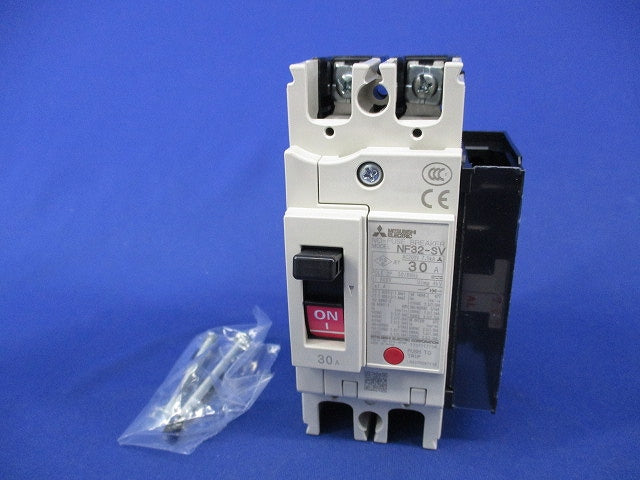 ノーヒューズブレーカ2P30A(アラームスイッチ付) NF32-SV
