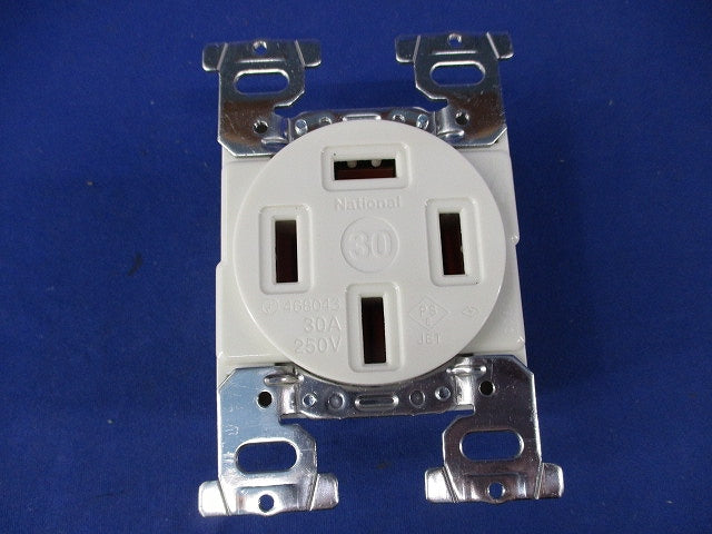 接地３P30A埋込コンセント(5個入) WF1430WK