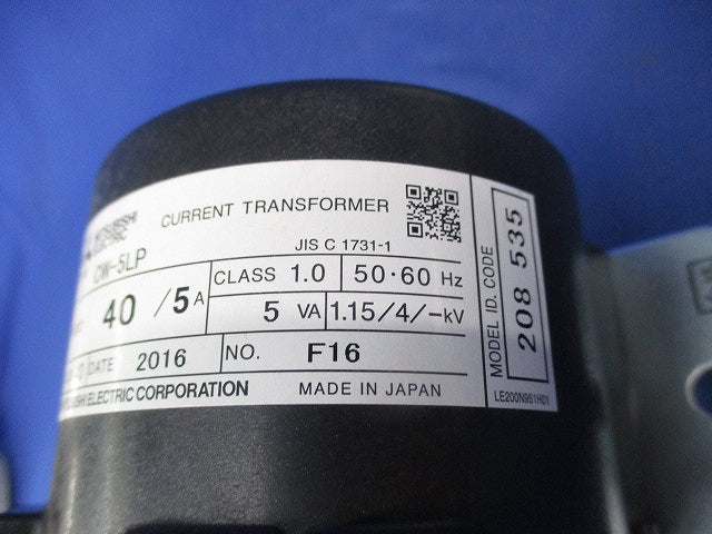 計器用変流器 40/5A CW-5LP