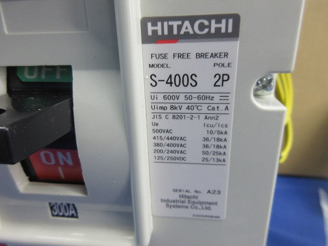 配線用遮断器 2P300A S-400S
