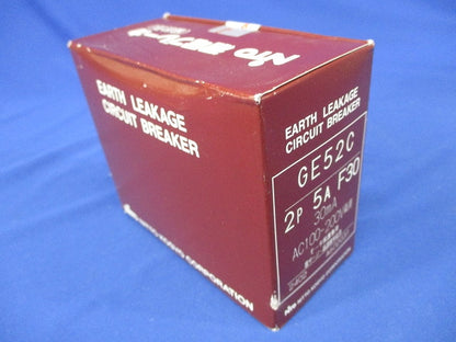 漏電ブレーカ 2P5AF30 30ｍA GE52C2P5AF30