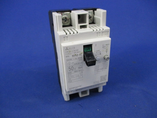 漏電遮断器2P50A NV50-KC