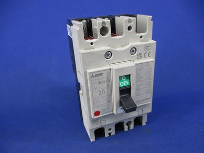 漏電遮断器3P20A(テプラ有) NV50-KC