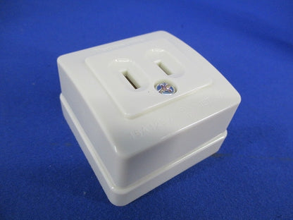 角型コンセント(10個入) WK1012W