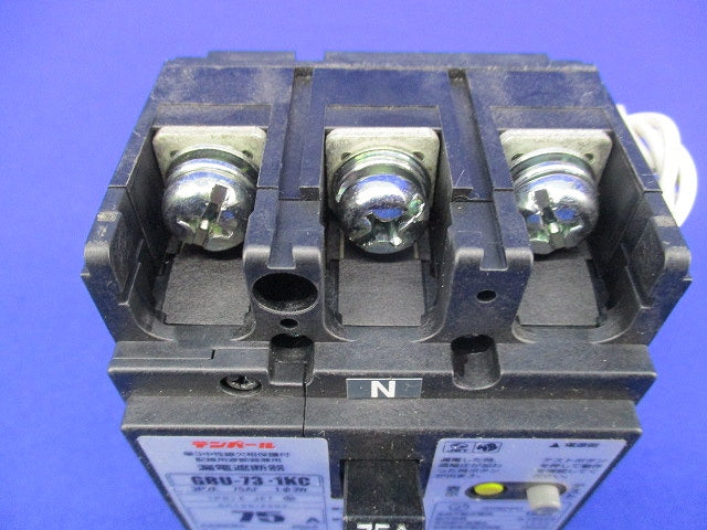 漏電遮断器 3P2E75A(単3中性線欠相保護付) GBU-73･1KC