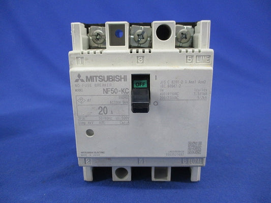 ノーヒューズブレーカー 3P3E20A NF50-KC