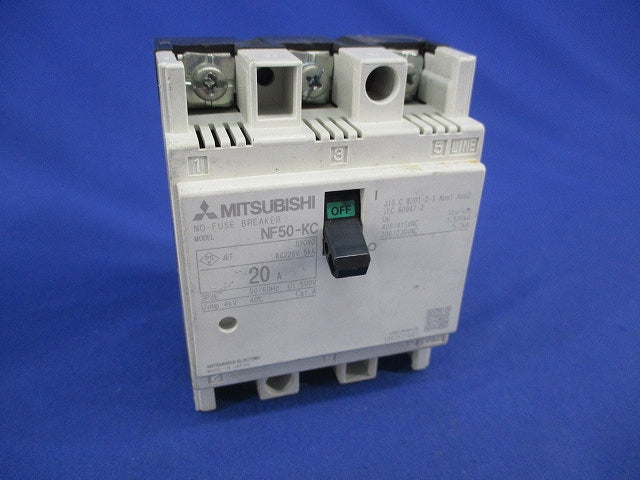 ノーヒューズブレーカー 3P3E20A NF50-KC