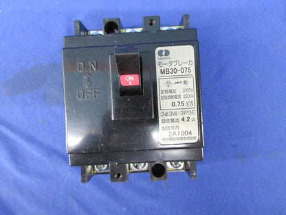 モータブレーカ3P3E4.2A(ジャンク品) MB30-075