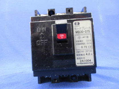 モータブレーカ3P3E4.2A(ジャンク品) MB30-075