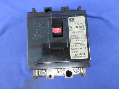 モータブレーカ3P3E4.2A(ジャンク品) MB30-075