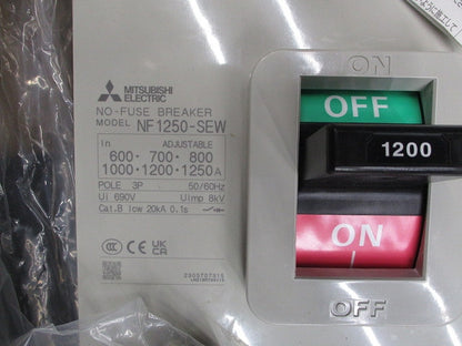 ノーヒューズ遮断器3P1200A NF1250-SEW