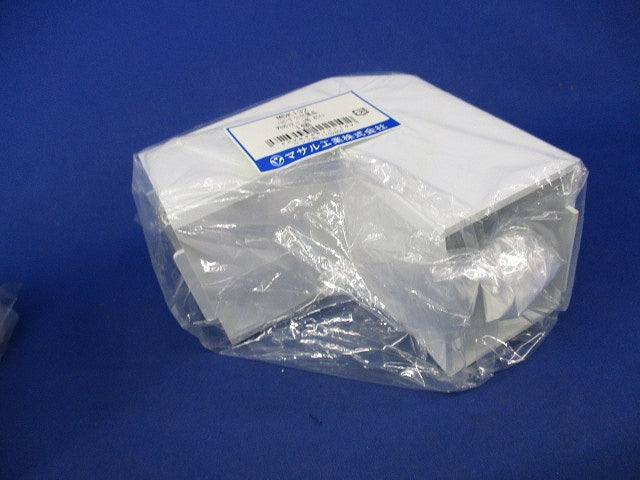 エムケーダクト付属品内外マガリ3号(2個入)(ホワイト) MDK132