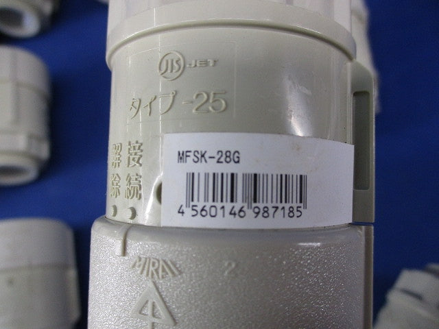 PF管用コネクタ(17個入)ベージュ MFSK-28G