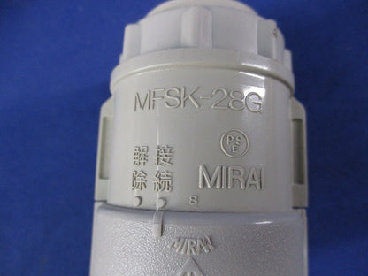 PF管用コネクタ(17個入)ベージュ MFSK-28G