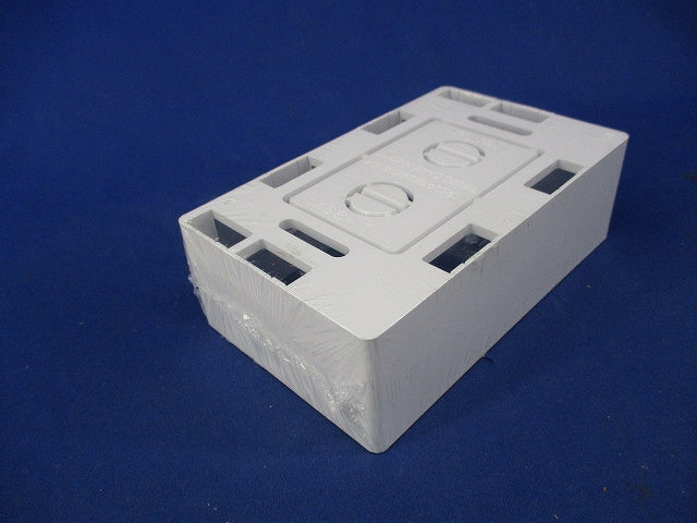 モール用スイッチボックス(2個入)(カベ白) MSB-1W
