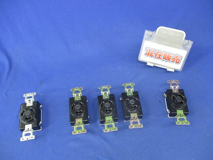 引掛埋込コンセント(5個入)(ブラック) WF2320K
