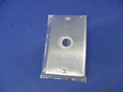 新金属大穴電話線プレート(取付枠付)(11枚入) WN7561