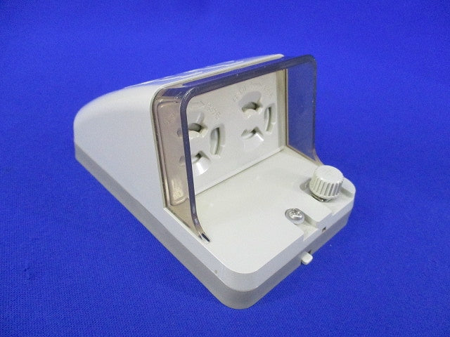 フル接地防水ダブルコンセント(キズ・汚れ有) WK4105