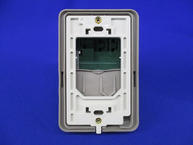 フル接地防水ダブルコンセント(キズ・汚れ有) WK4105