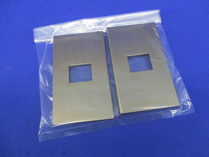 フルメタルプレート1コ用(2枚入)(シルバーグレー)National WNV1401