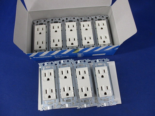 埋込接地ダブルコンセント(9個入) WN1512K