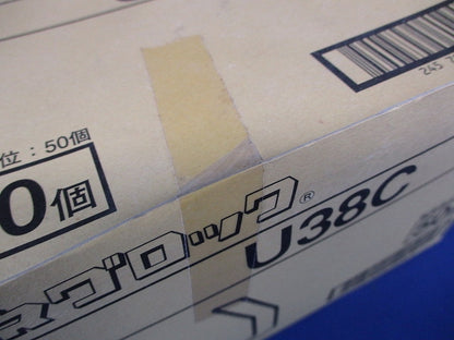 軽みぞ形鋼交差金具 50個入 U38C-50