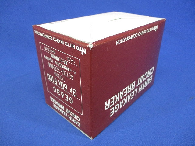 漏電ブレーカ 3P60AF100 AC100-200V両用 GE63C3P60AF100