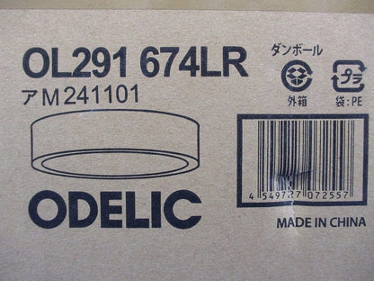 LEDシーリングダウンライト 非調光 2700K ブラック OL291674LR