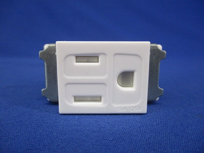 アドバンスS埋込扉付接地コンセント WN11511CW